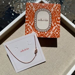 Stella & Dot Sidewinder Snake Necklace